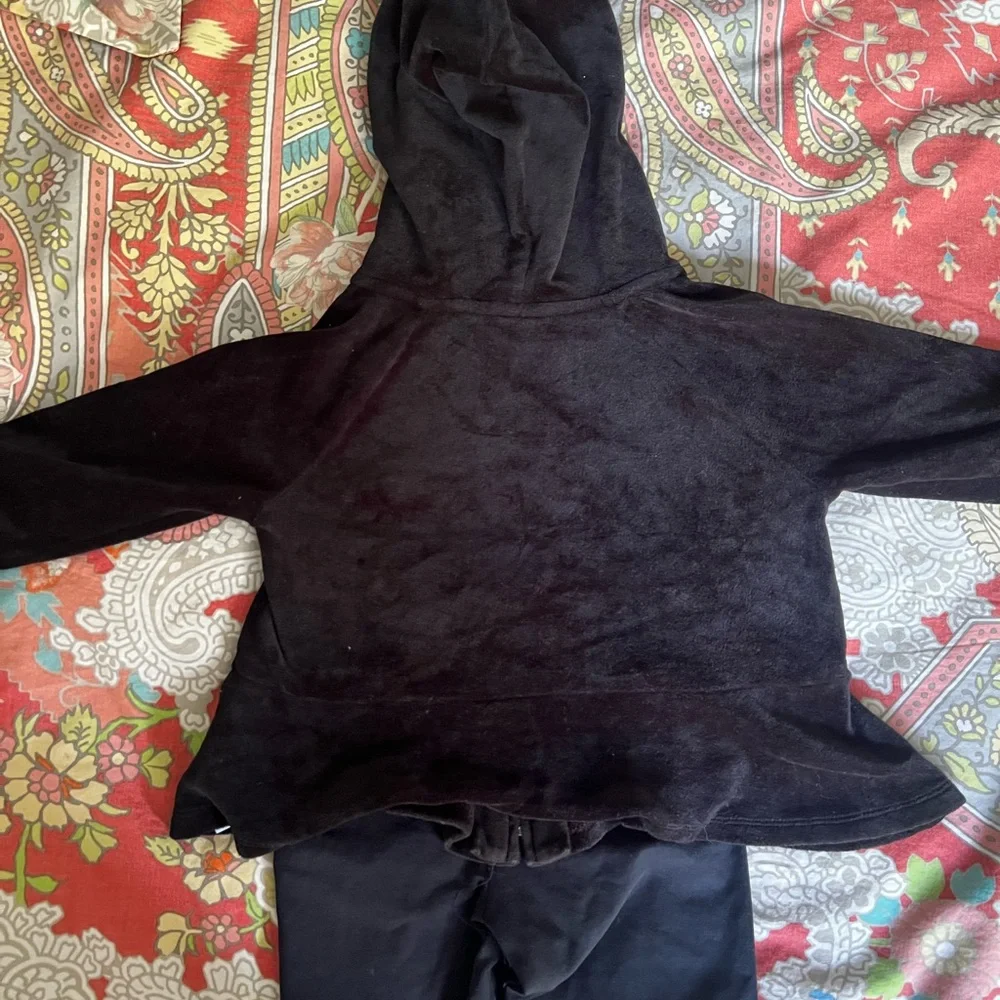 Black Cat Hoodie Gap and Pants 18-24 mo
